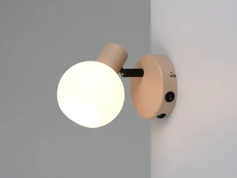 Stropné/nástenné osvetlenie Boba, béžová%