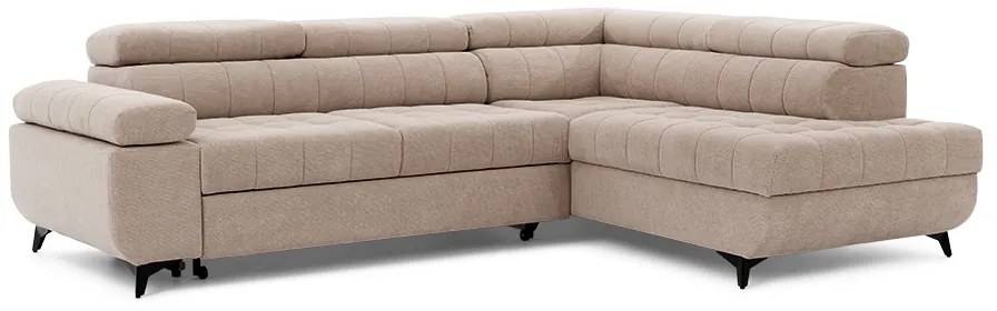 Rohová sedacia súprava rozkladany Dragonis Pravý - béžový Crown 2 Beige