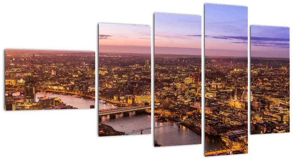 Obraz mesta na stenu