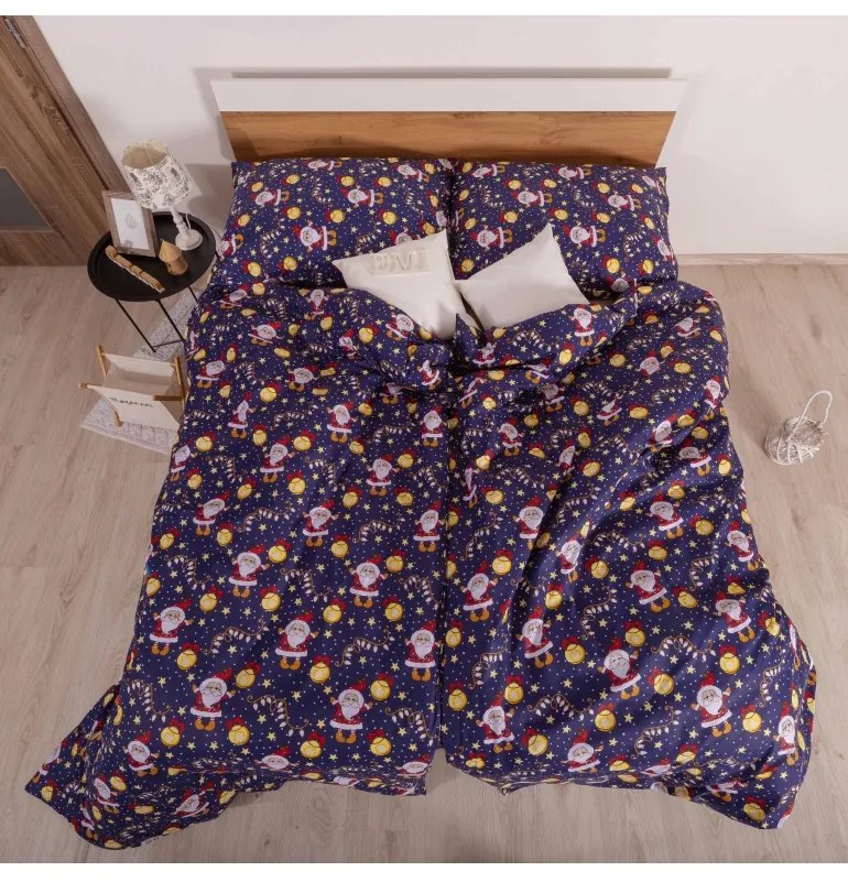 Vianočné obliečky bavlnené Mikuláš EMI