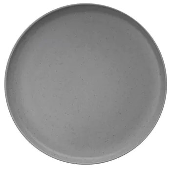 12-dielna jedálenská súprava, sivá/porcelán