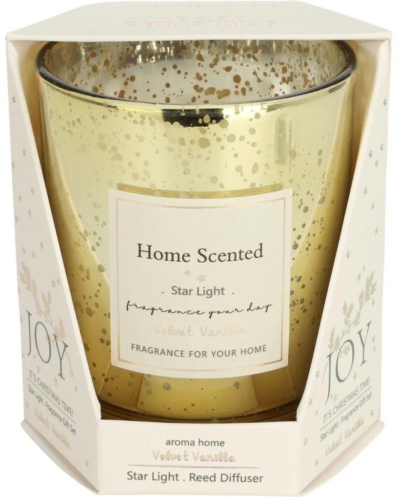 Sviečka v skle Star light, Velvet vanilla, 200 g