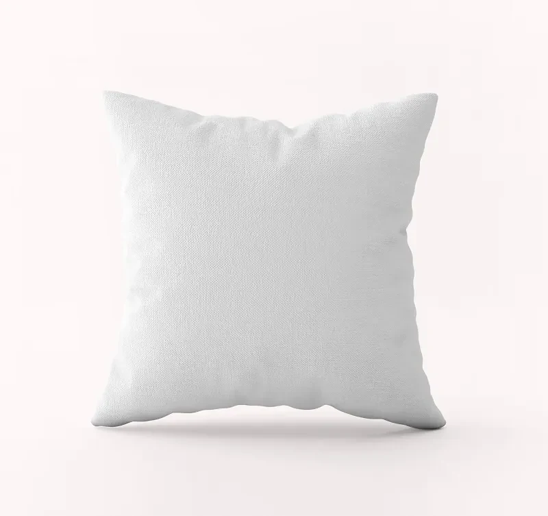 Bavlnená obliečka na vankúš - biela Rozmer: 42 x 35 cm, Zapínanie: Gombíky