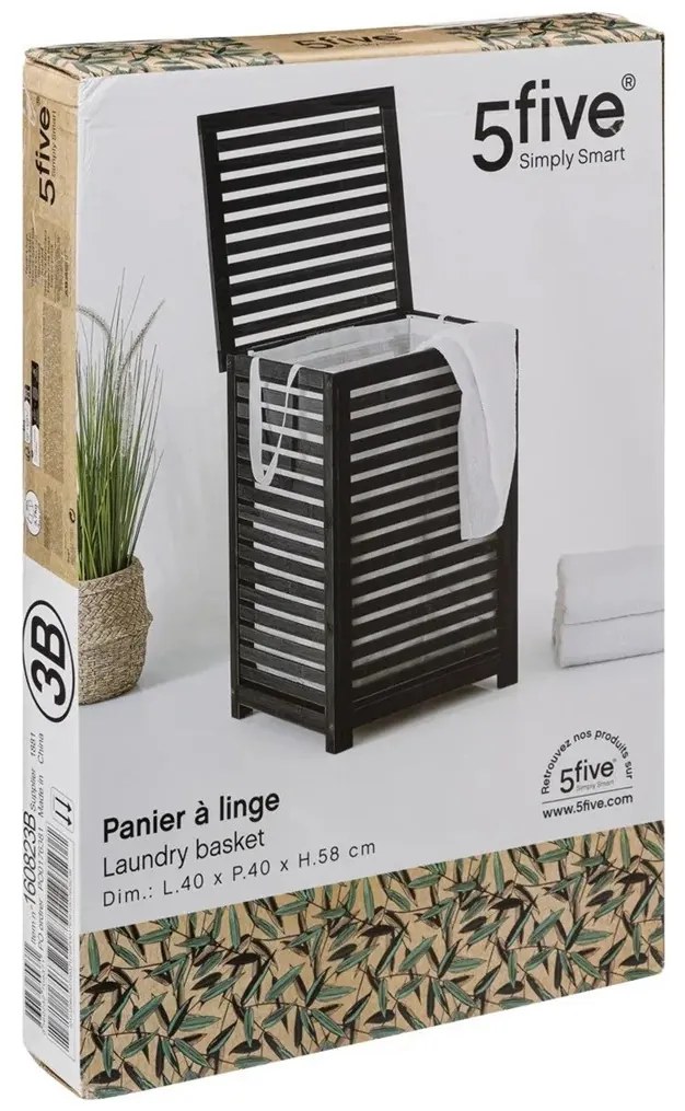 Kôš na bielizeň Sicela Black 65 l