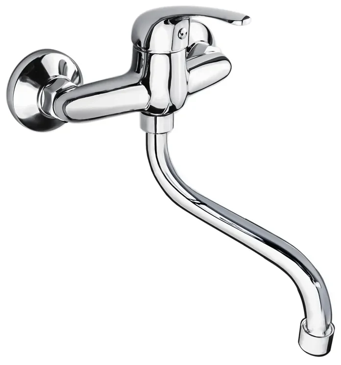 Mereo Mereo, Drezová nástenná batéria, Lila, s ramienkom rúrkovým ø 18 mm - 300 mm, chróm, MER-CBEE30106
