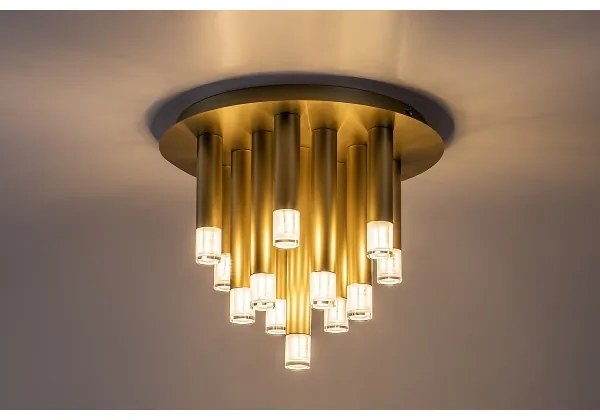 Rabalux 71355 - Stropna svetilka RAMIRA 13xG9/5W/230V zlata