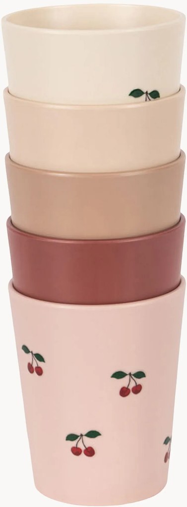 Detské poháre Cherry, 5 ks