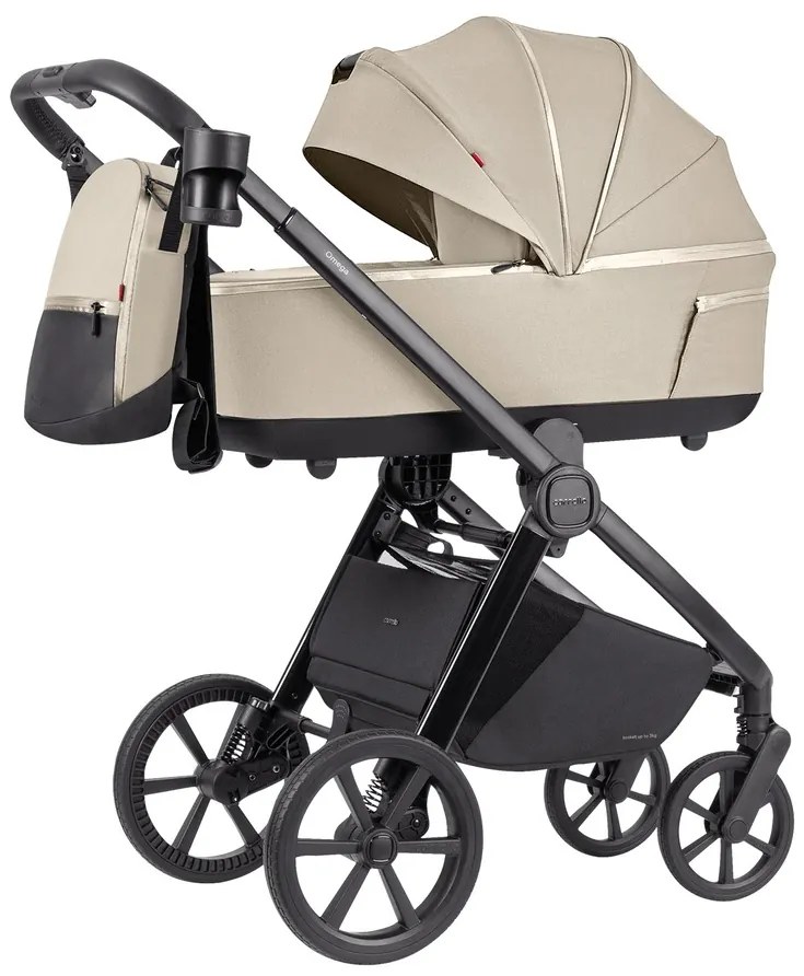 Kočík 2v1 Carrello Omega Plus solar beige 2024