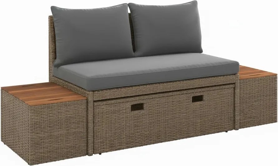 XXXLutz TERASOVÁ SEDACIA SÚPRAVA drevo, kov, plast, textil Ambia Garden - Online Only záhrada - 002913001701