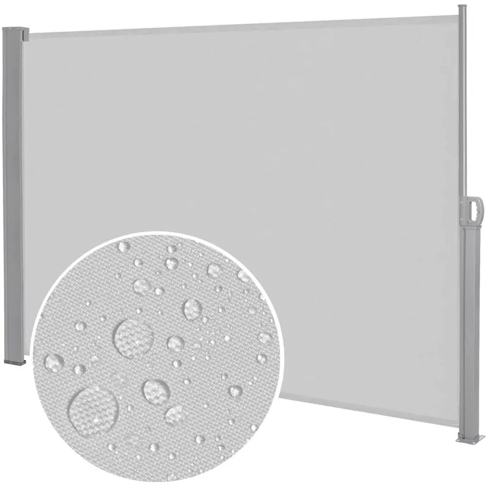 Bočná markíza 180 x 350 cm SPRINGOS AW0006 - sivá