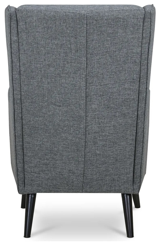Kreslo s područkami GREY2, sivá