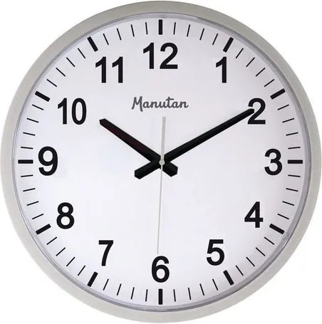Analógové hodiny Q5 Manutan, autonómne quartz, priemer 40 cm