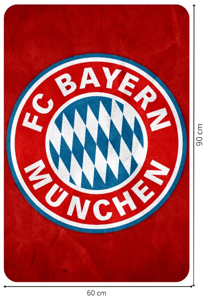 Textilná nálepka na stenu "FC Bayern Mníchov"