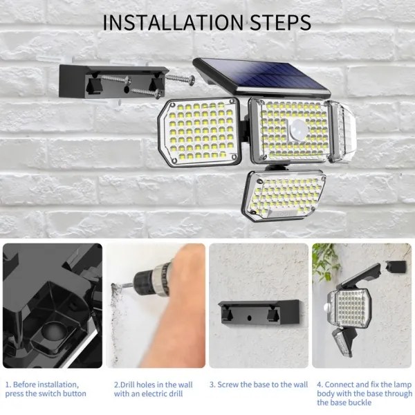 Immax 08481L - LED Solárne nástenné svietidlo so senzorom LED/5W/5,5V IP65