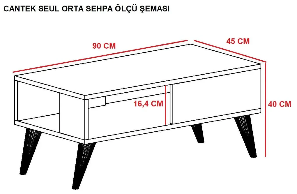 Konferenčný stolík Vavepu 2 (čierna + biela) . Vlastná spoľahlivá doprava až k Vám domov. 1093160