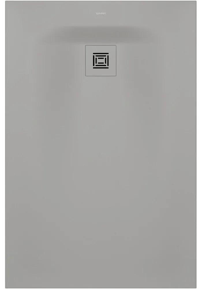 DURAVIT Sustano obdĺžniková sprchová vanička z materiálu DuraSolid, Antislip, 1200 x 800 x 30 mm, svetlo šedá matná, 720276630000000