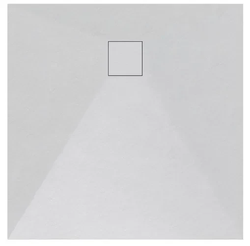 Erga Oldaf, SMC štvorcová sprchová vanička 90 x 90 cm, biela matná, ERG-GMA-OL-9090