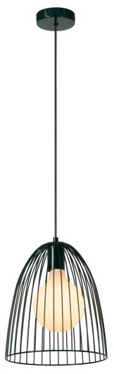 Lucide 74417/01/33 - Luster na lanku MACARONS 1xE27/40W/230V pr. 24,5 cm zelená