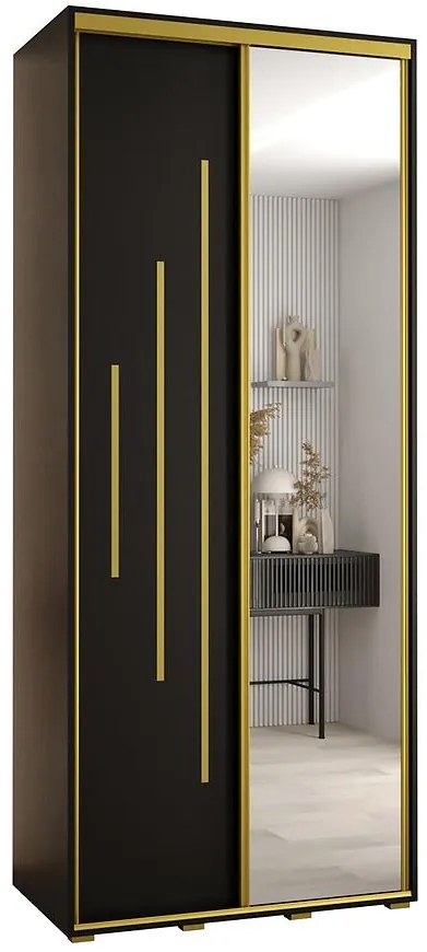 Skriňa 45 Canaris 13 100 čierna/gold