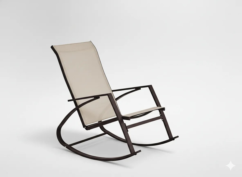 Garden Line ZÁHRADNÁ HOJDAČKA - HNEDÁ - 60x104x95 CM