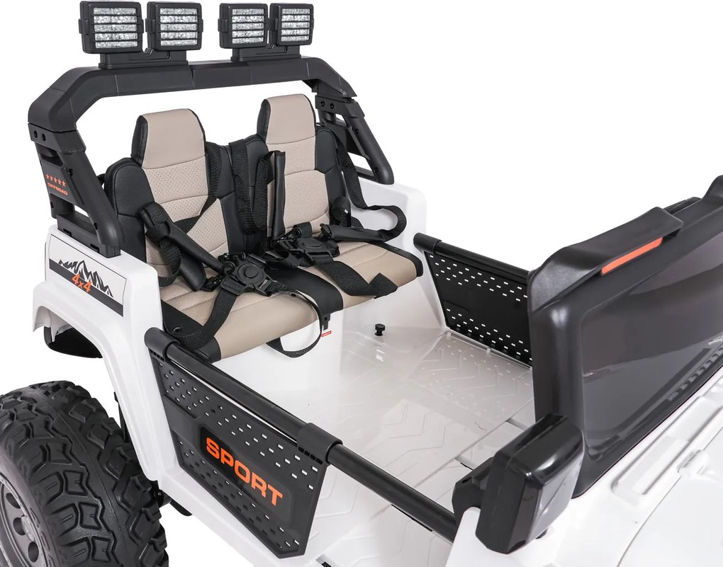 Ramiz Extrémne športové vozidlo 4x4 s premenlivou veľkosťou biele
