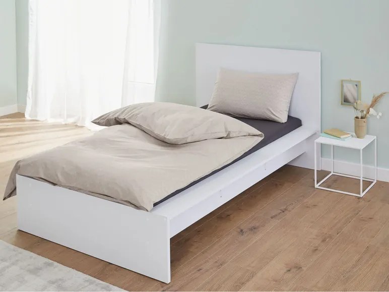 Livarno home Rám postele Genf, 90 cm, biely  (100344824)