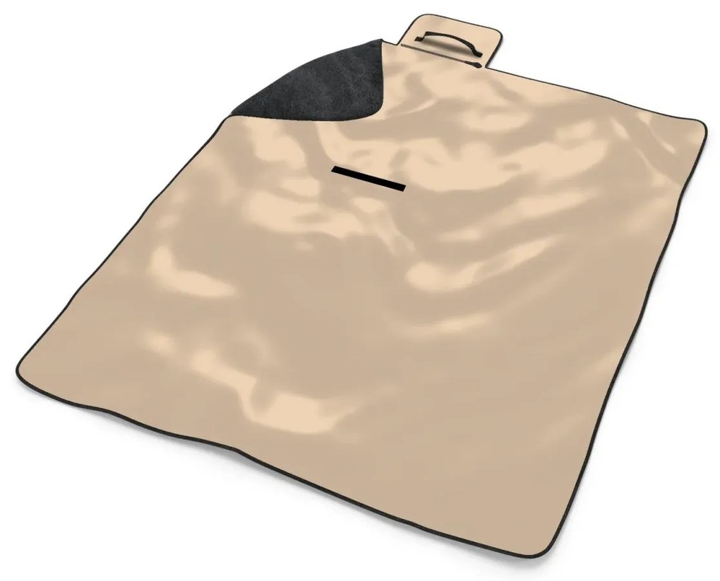 Sablio Plážová deka Svetlá béžová: 200x140 cm