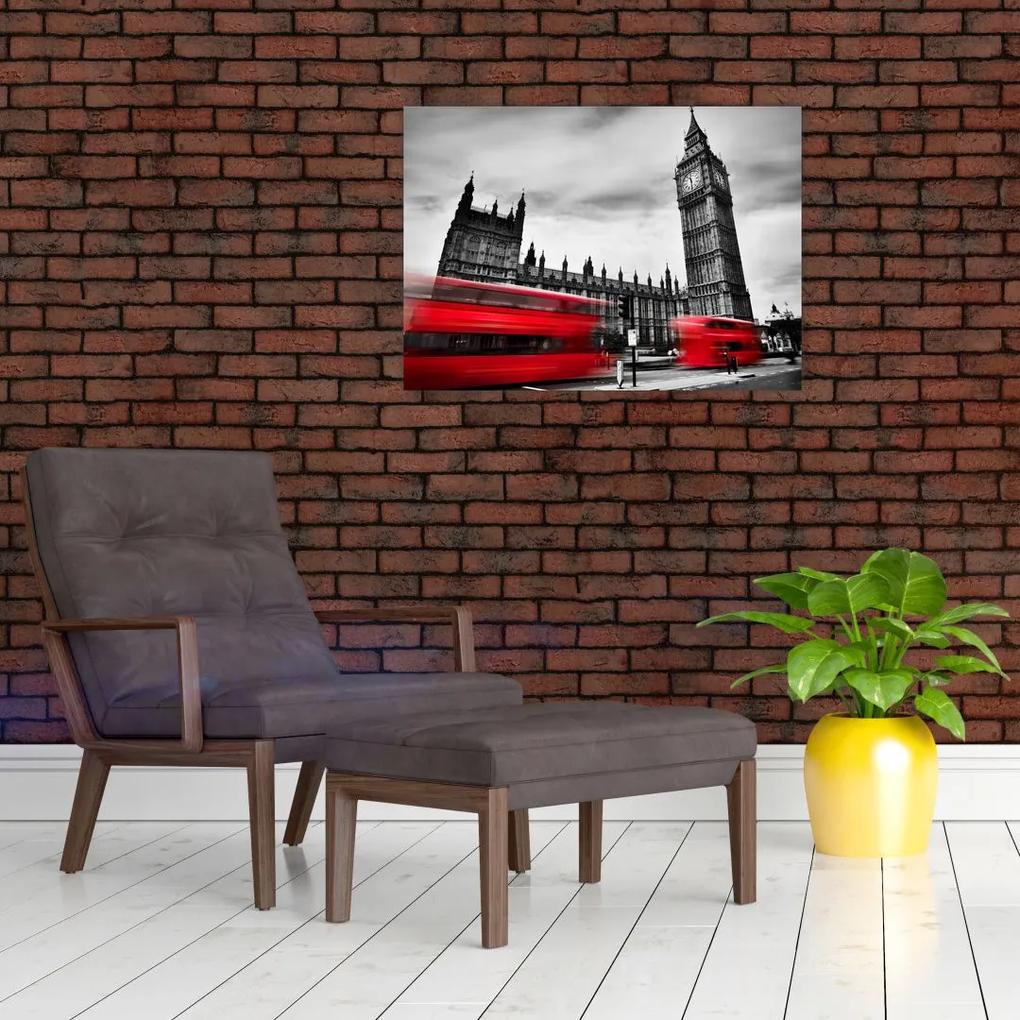 Sklenený obraz - Londýnske Houses of Parliament (70x50 cm)