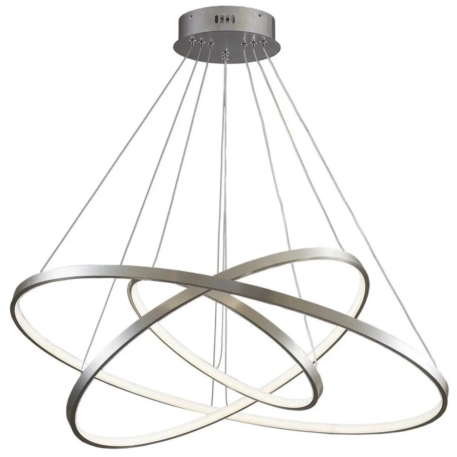 LED Luster na lanku LEA LED/60W/230V 4000K pr. 80 cm chróm