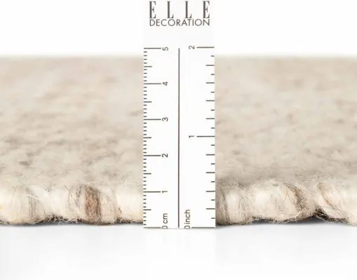 Koberec Elle Decoration Lyon Beans naturálny / krémový / hnedý kruh