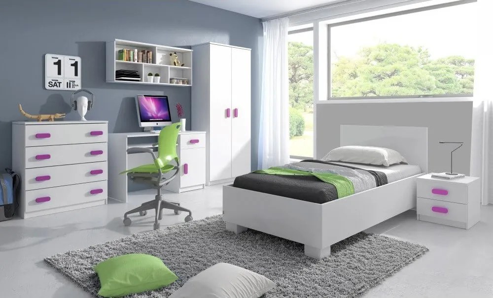 Regál SMYK - biely (viac variant)