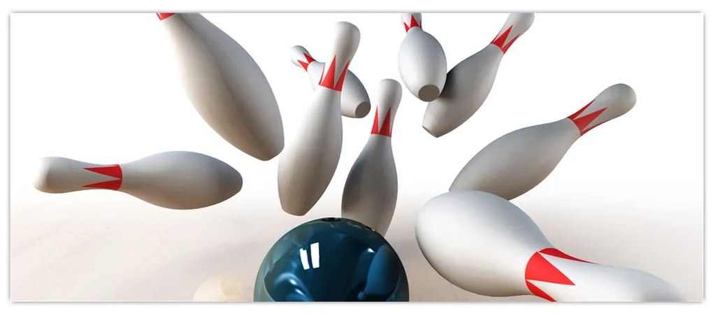 Obraz - Bowling (120x50 cm)