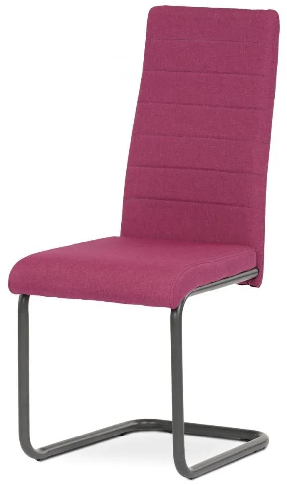 Jedálenská stolička SAVONA — látka, viac farieb Ružová