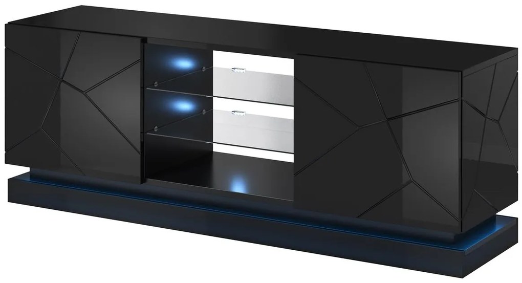 Cama Čierny stolík pod TV Qiu 160