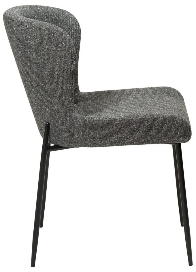 Tmavosivá jedálenská stolička DAN-FORM Denmark Glam