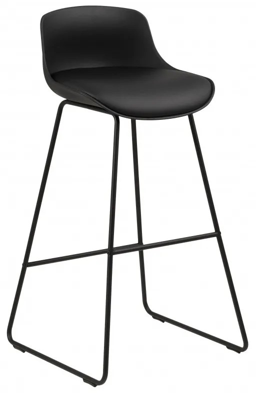 Barová stolička Tina čierna