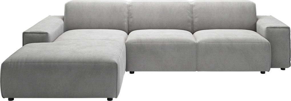 XXXLutz ROHOVÁ SEDAČKA, textil, sivá Livetastic - Sedačky - 001581035504