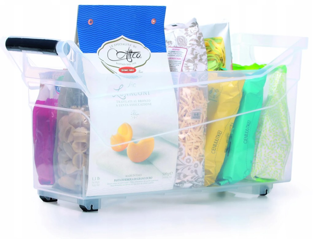 Prosperplast Úložný box, úzký s madlem, systémový NUK 48 x 18 x 26, 17l