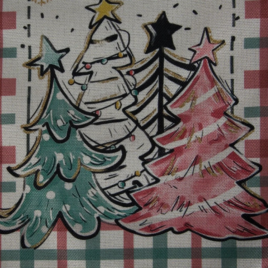 VIANOČNÝ BEHÚŇ NA STÔL MERRY CHRISTMAS 33X183 CM VZOROVANÝ