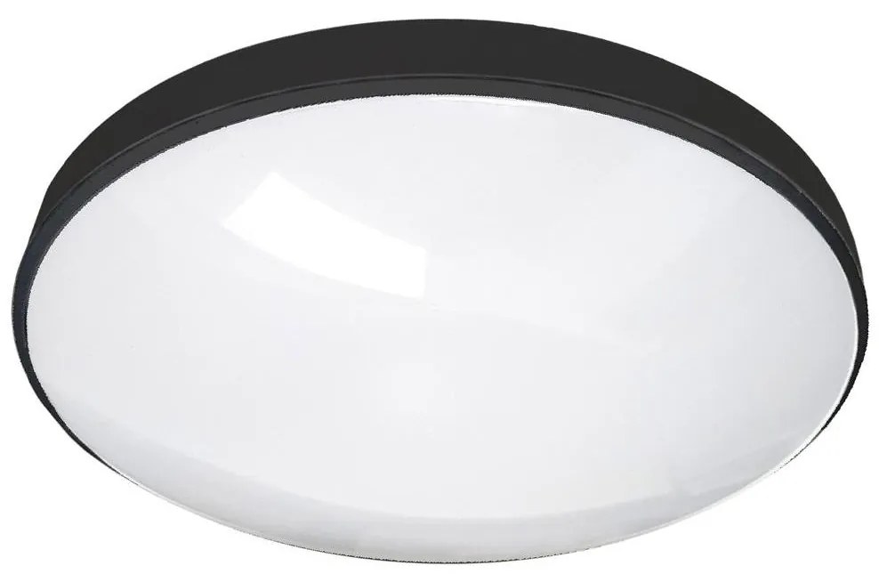 Baterie Centrum LED Kúpeľňové stropné svietidlo CIRCLE LED/36W/230V 4000K pr. 45 cm IP44 čierna BC0470