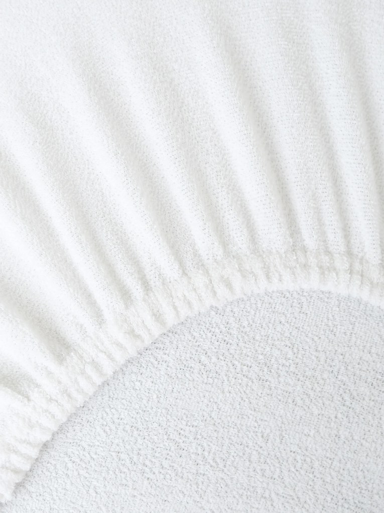 Froté plachta 200 × 200 cm - biela