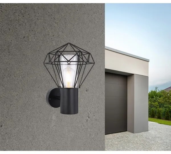 Globo 31355 - Vonkajšie nástenné svietidlo HORACE 1xE27/15W/230V IP44