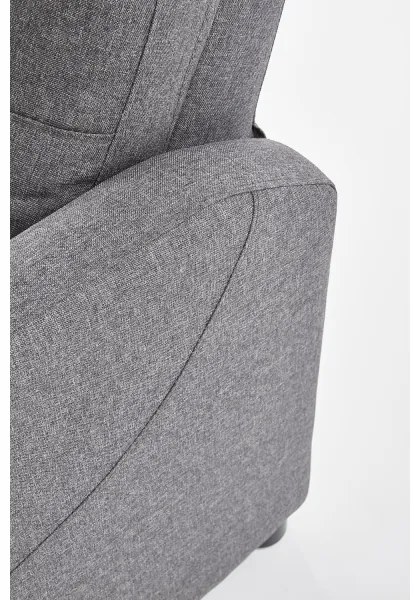 Polohovateľné kreslo FELIPE šedá