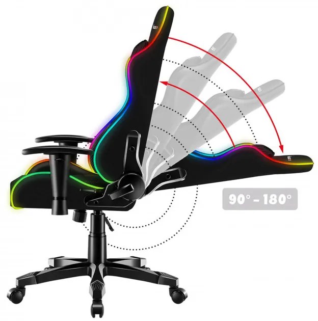 Detská herná stolička Ranger - 6.0 RGB mesh