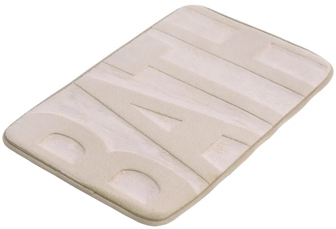 BISK Erga Basic, kúpeľňová predložka 60x40 cm, model 5, béžová, ERG-07898