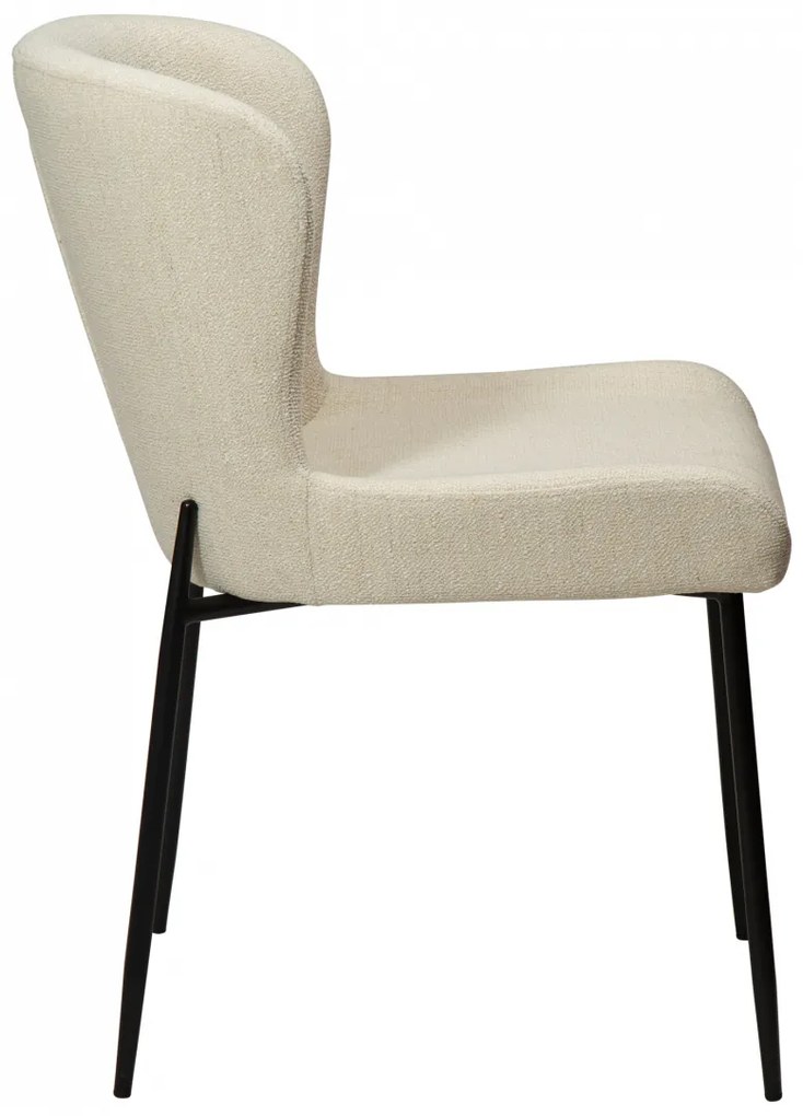 GLAM ČALÚNENÁ STOLIČKA beige/black