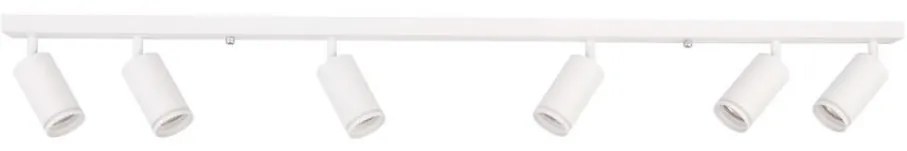 Bodové svietidlo PIPE 6xGU10/10W/230V biela