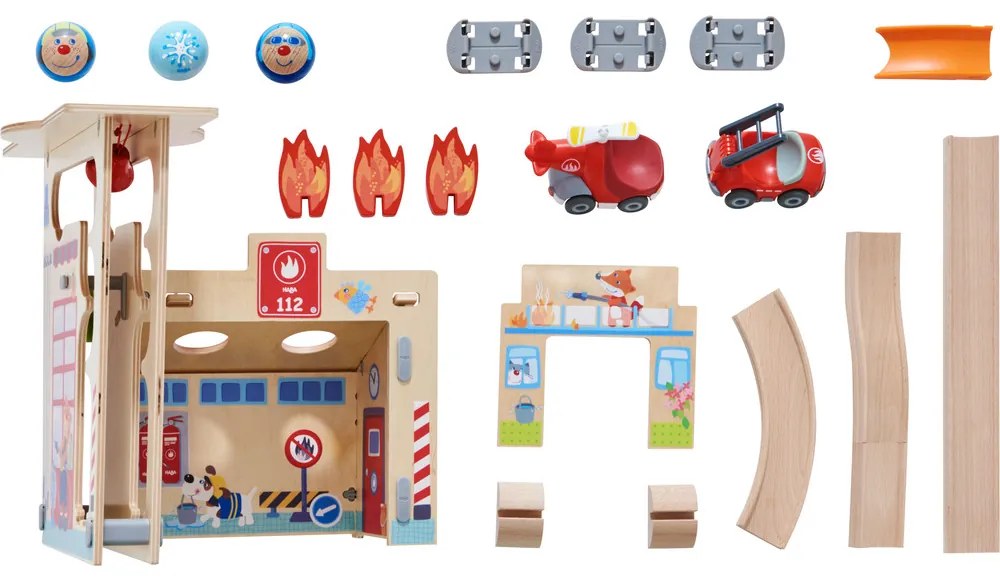 Guľôčková dráha Kullerbü - Hasičská stanica