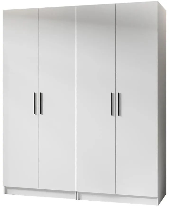 Skriňa X2 Gold 2d Biela/Biela