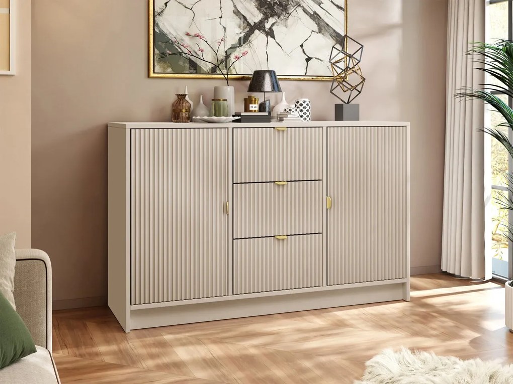 Komoda Razimo 2D3SZ, Farby: Čierny molet